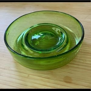 Glass dish for margarita salt